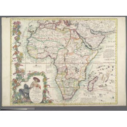 Carte Generale De L'Afrique Continent Les Principaux Etats qui y sont contenuë