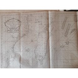 Paskaart van een Gedeelte van de Aethiopische-Zee, Strekkende van R. Sta. Lucia tot C. del Gado...